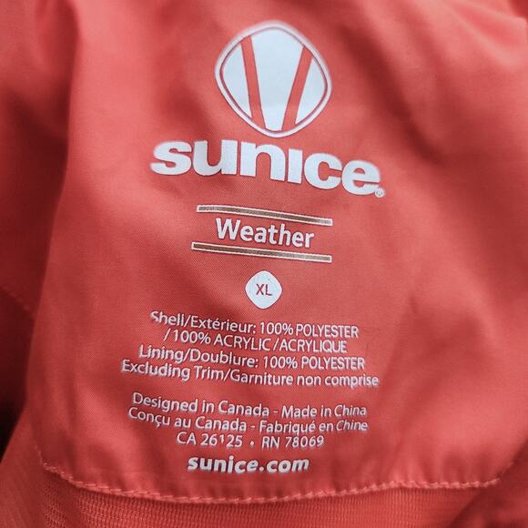 Sunice Weather 1/4 Zip Golf Pullover Men's XL Orange Waterproof Active Mock Neck - Picture 5 of 6